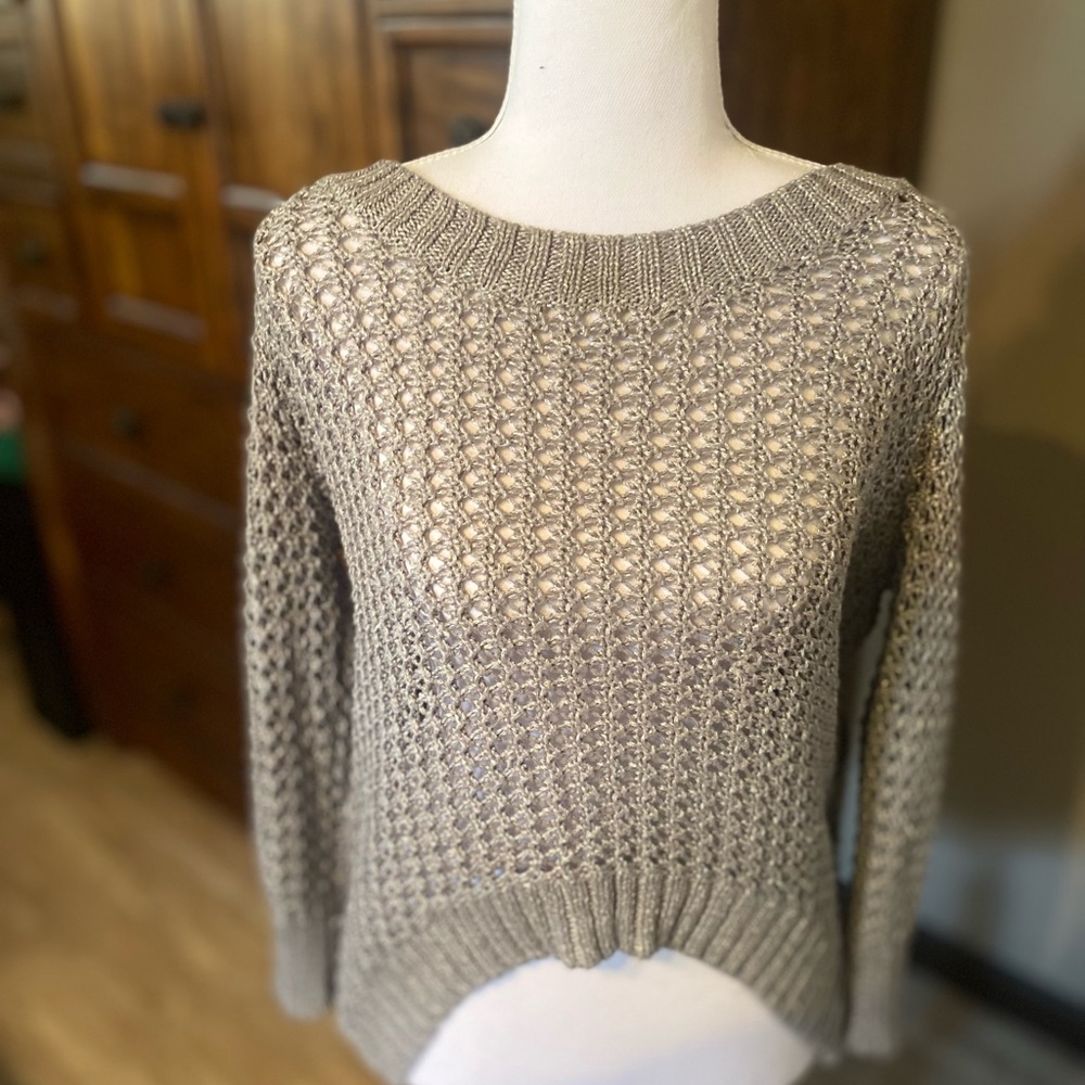 Rue 21, see through, crop sweater, XL